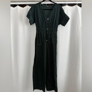 Madewell Green V-Neck Sundress